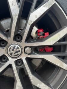 Volkswagen Golf GTI (2015) wheel locking nut key replacement