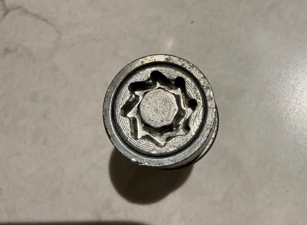 Volkswagen ID 3 wheel locking nut key replacement