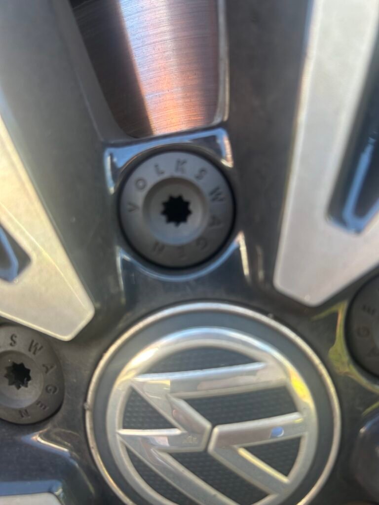 Volkswagen Troc 2020 wheel locking nut key replacement