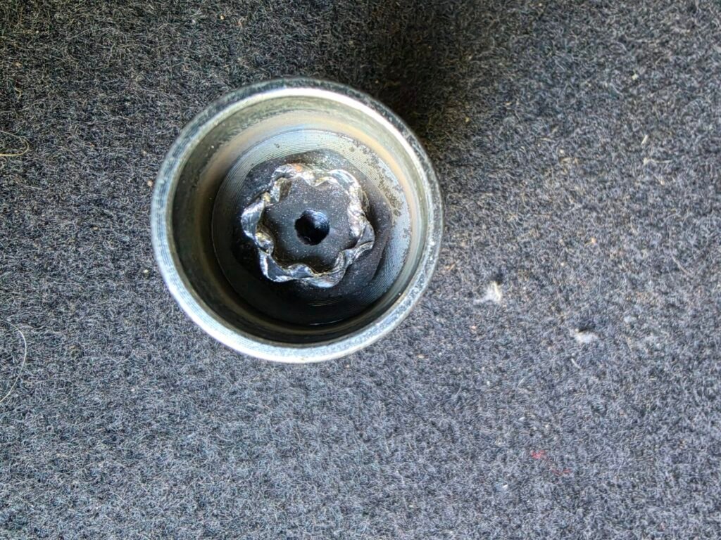 Volkswagon Golf R wheel locking nut key replacement