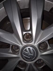 Volkswagon Transporter wheel locking nut key replacement