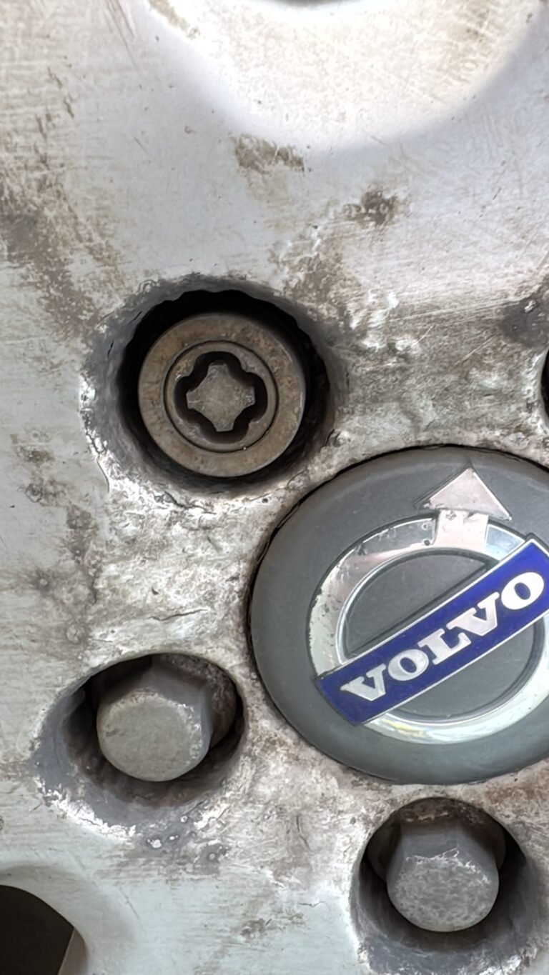 Volvo 140 wheel locking nut key replacement