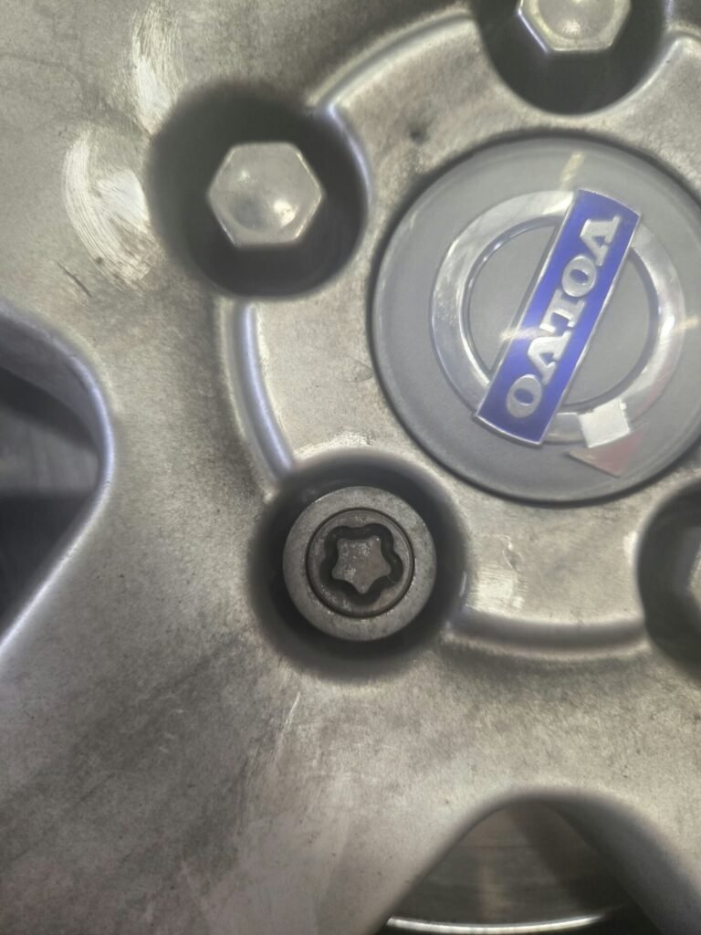 Volvo C30 wheel locking nut key replacement