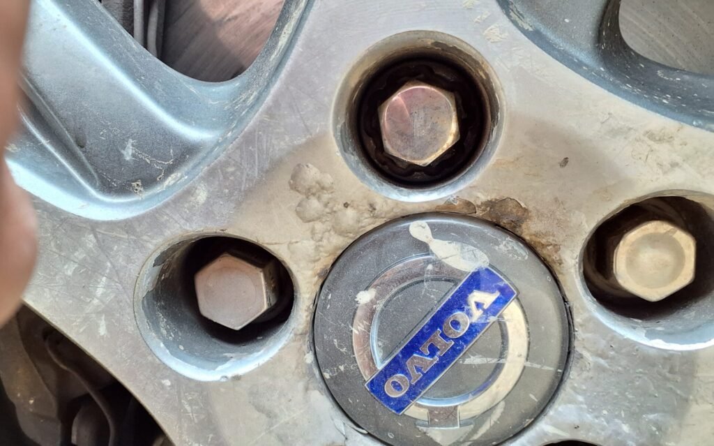 Volvo V50 wheel locking nut key replacement