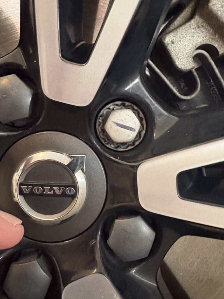Volvo V90 wheel locking nut key replacement