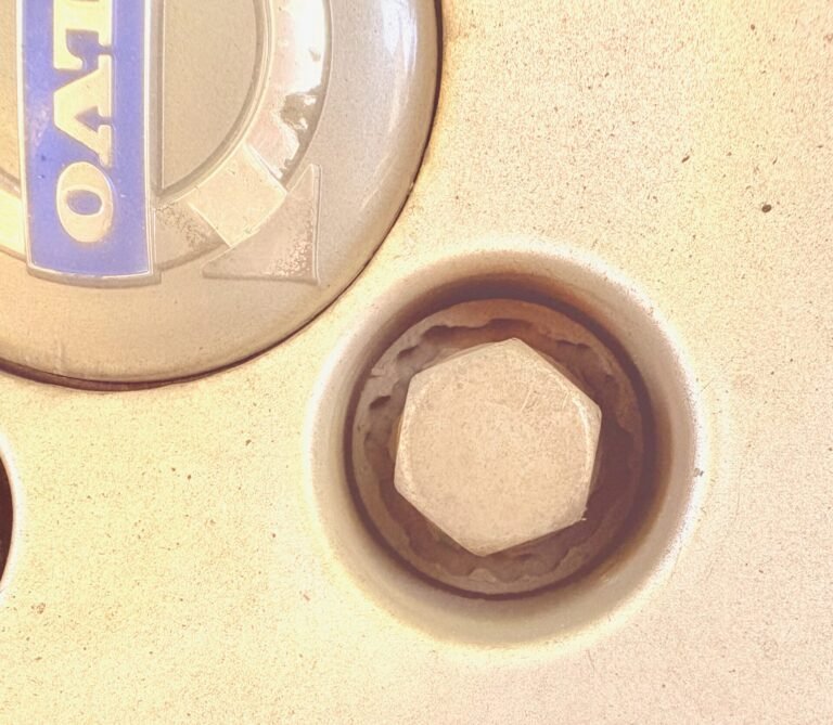 Volvo XC60 wheel locking nut key replacement