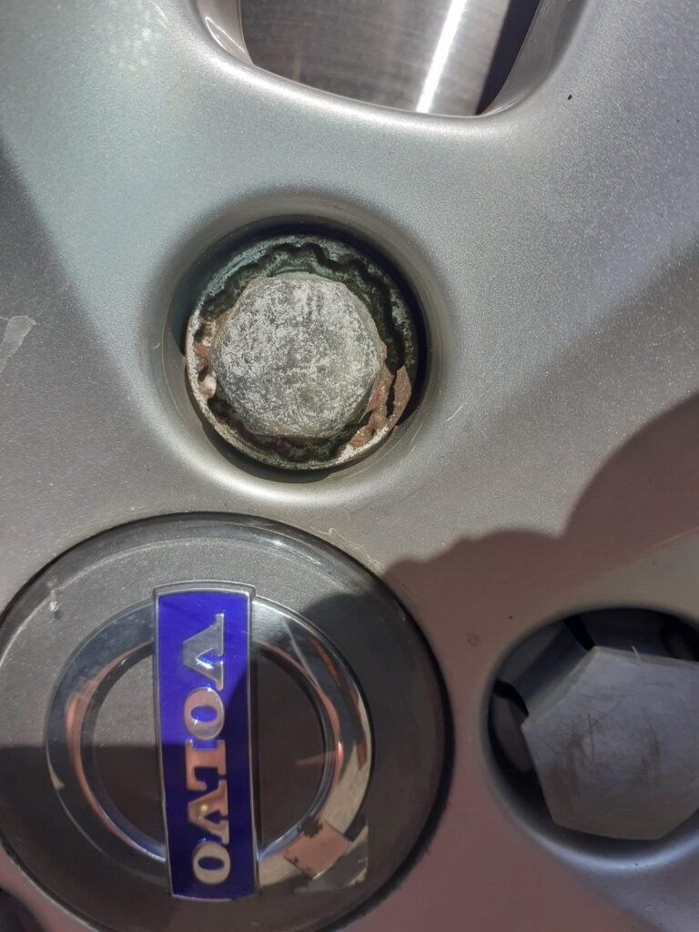 Volvo XC60 wheel locking nut key replacement