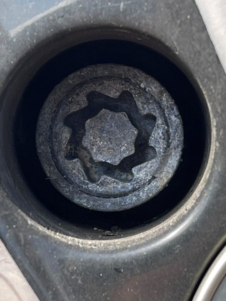 VW Golf wheel locking nut key replacement