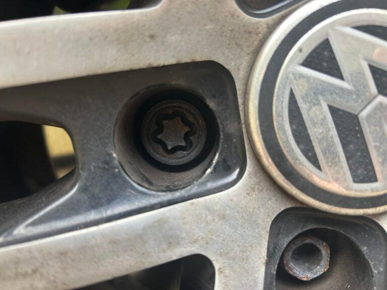 Vw Golf wheel locking nut key replacement