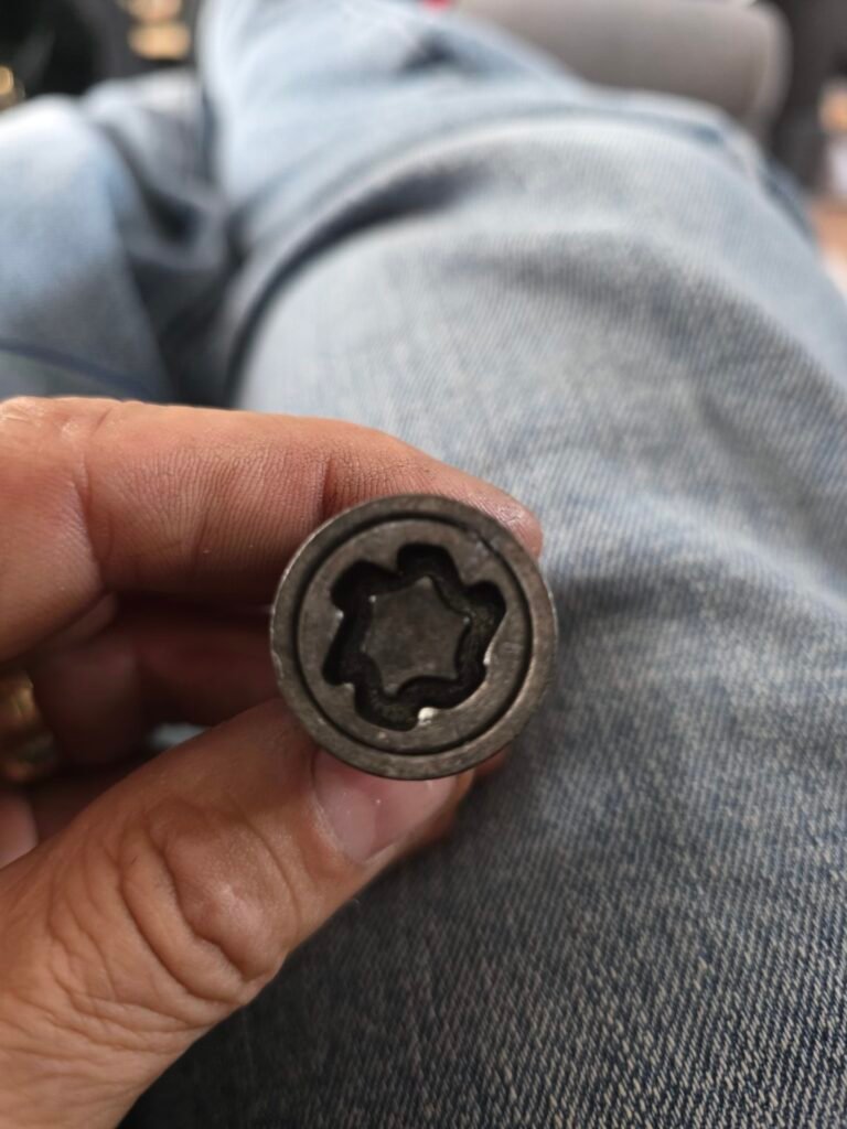 VW Golf wheel locking nut key replacement
