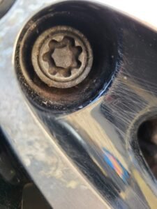 Vw Polo 1.4 2012 wheel locking nut key replacement