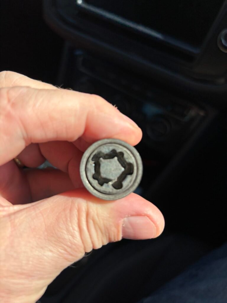 VW Tiguan wheel locking nut key replacement