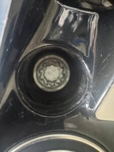 Vw Touareg wheel locking nut key replacement