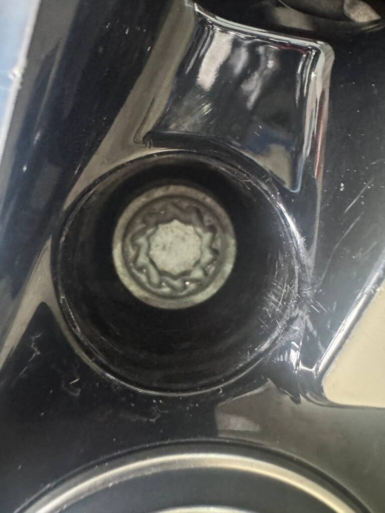 Vw Touareg wheel locking nut key replacement