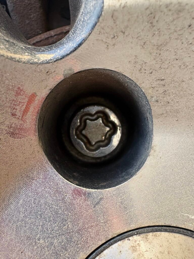 VW Transporter wheel locking nut key replacement