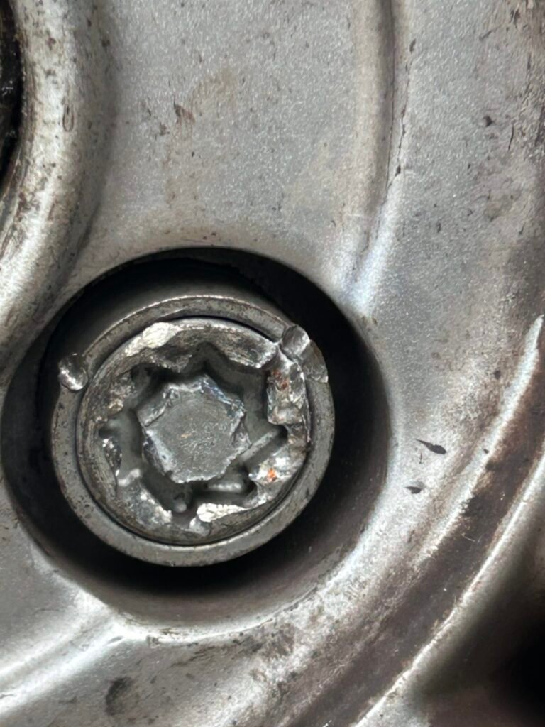 VW Up! wheel locking nut key replacement