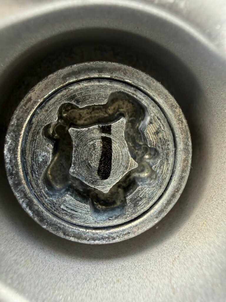 Vw Up wheel locking nut key replacement