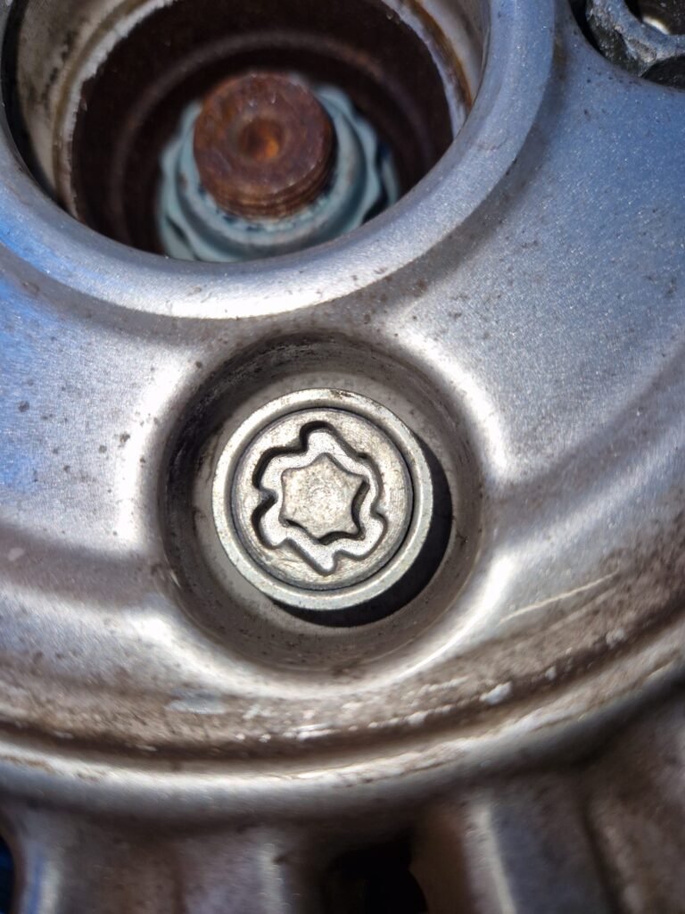 VW Up! wheel locking nut key replacement