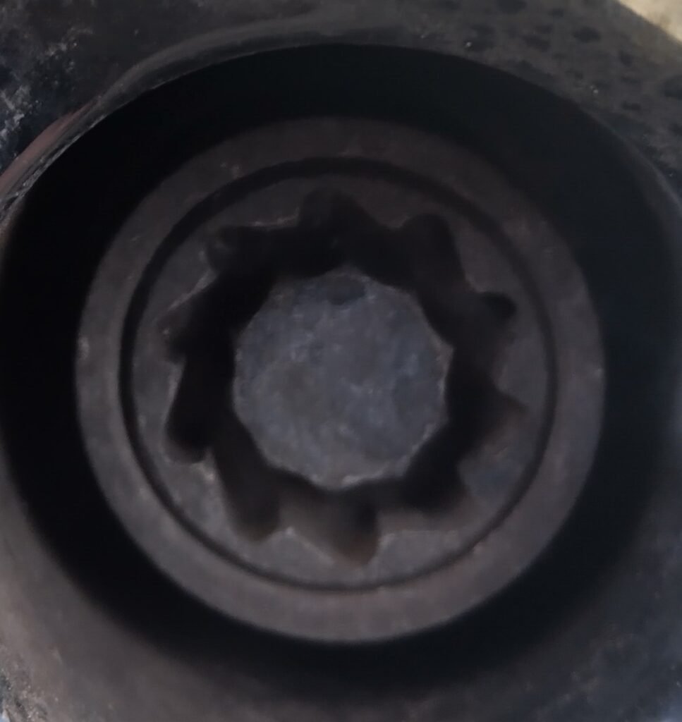 VW Polo gti wheel lock key code
