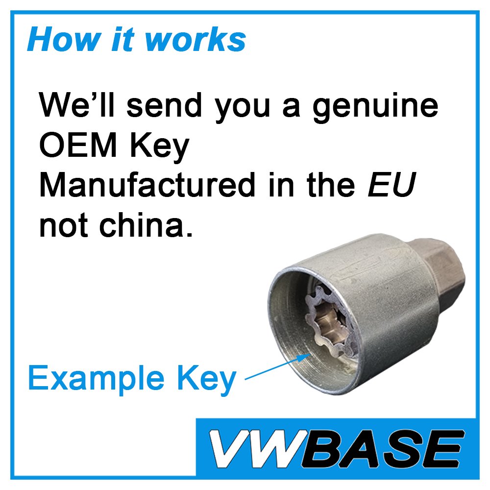SAAB Locking Wheel Nut Key Lug Genuine OEM Lock LWNK Match Matching – Wheel Nuts, Bolts & Studs | UK Seller