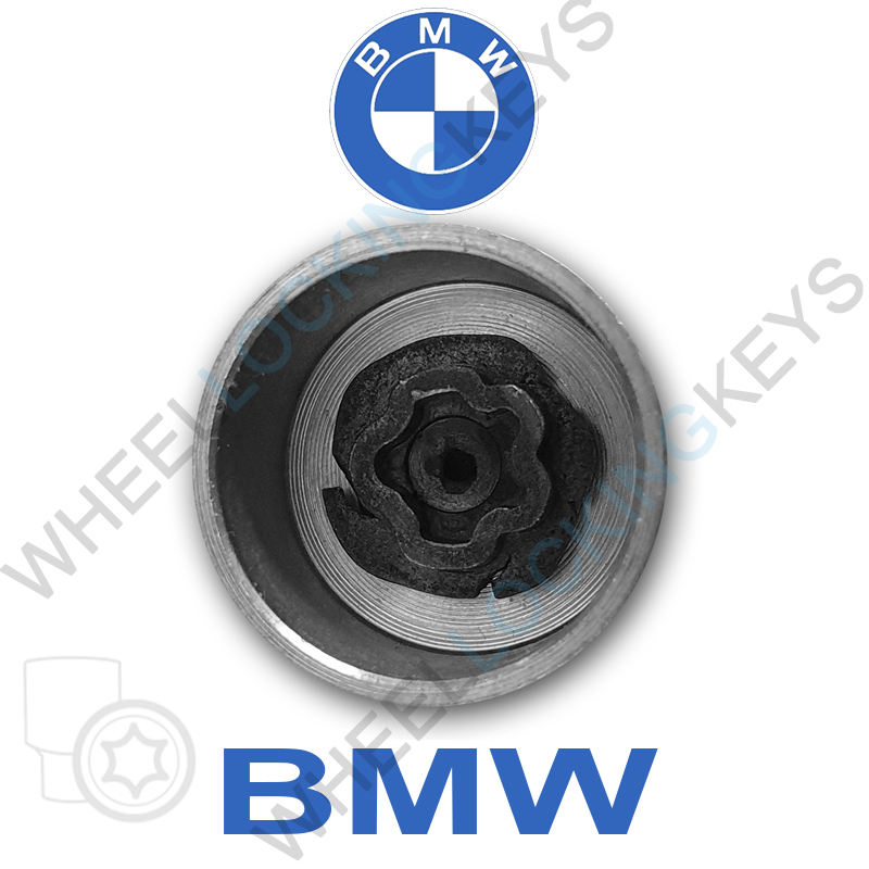 Wheel Locking Key For BMW - Key Number 66 LWNK Security Lock Nut Bolt 